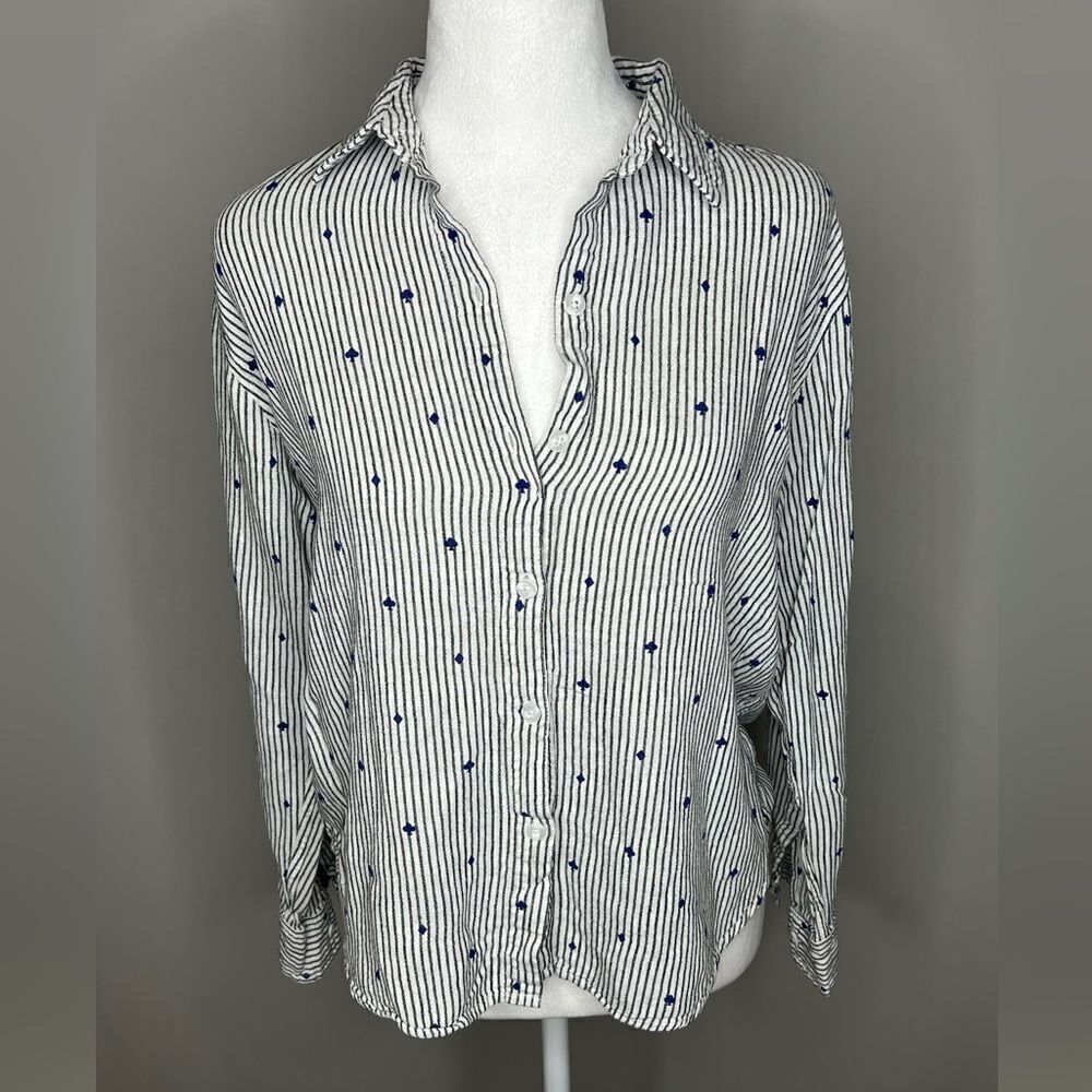 Current air button down blouse